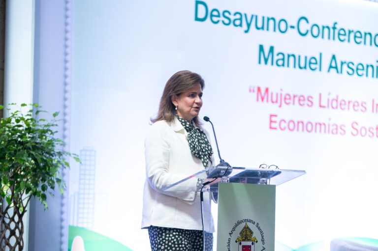 La vicepresidenta Raquel Peña abordó el liderazgo de las mujeres en las economias sostenibles