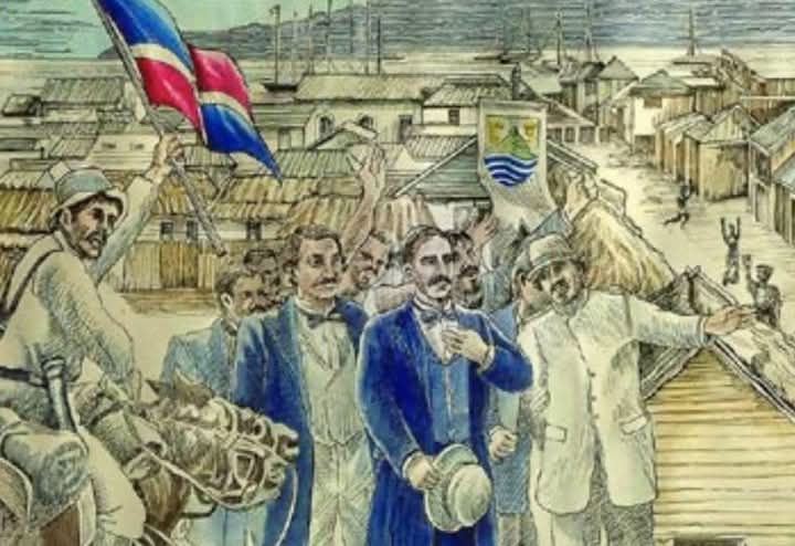 CAPSULAS HISTORICAS: Entrada triunfal del patricio Juan Pablo Duarte a la ciudad de Santo Domingo luego de proclamada la independencia