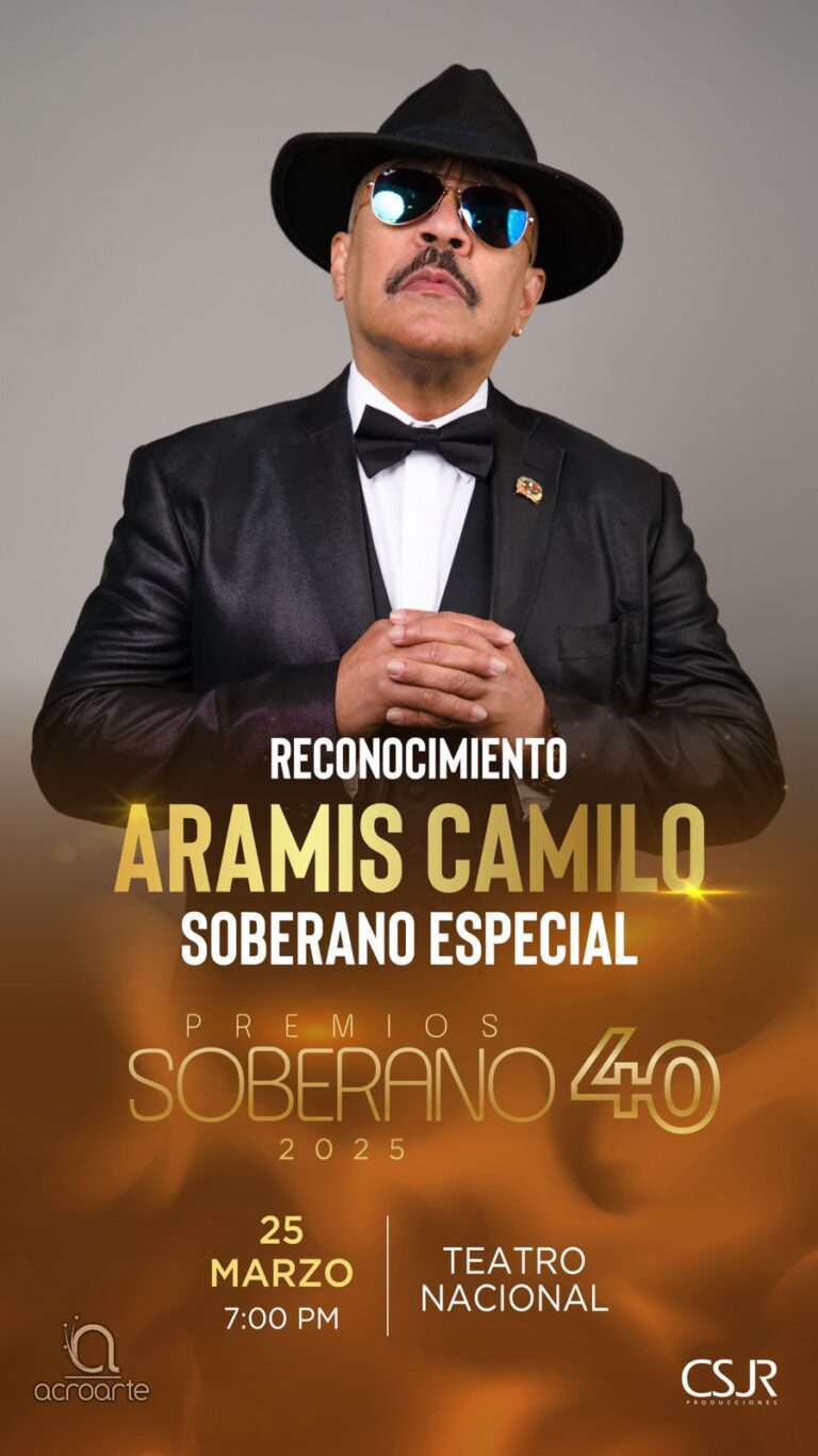 Aramis Camilo será reconocido por Acroarte con un Soberano Especial