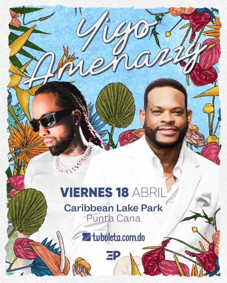 Yiyo Sarante y el Amenazzy juntos el 18 de abril en el Caribbean Lake Park 