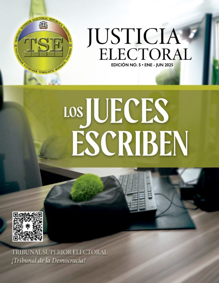 Tribunal Superior Electoral (TSE) pondrá en circulación  5ta edición de su revista “Justicia Electoral”