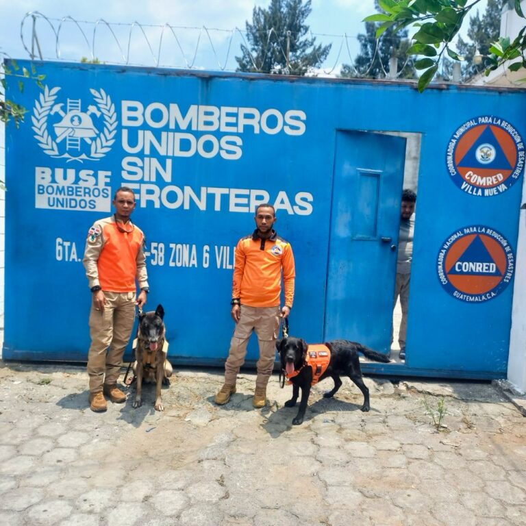Defensa Civil capacita su Unidad Canina en Guatemala para seguir salvando vidas